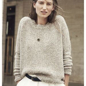 Madewell x Sézane Tan Knit Sweater
